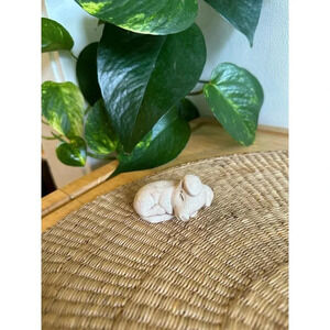 Small Pink glass Pig decor